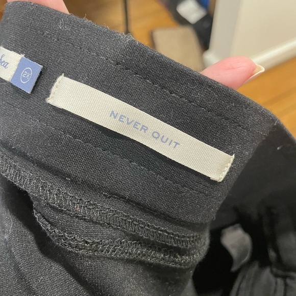 Women’s Black Pants ankle length 2X stretch pull on Yarn & Sea faux pocket - Picture 8 of 11